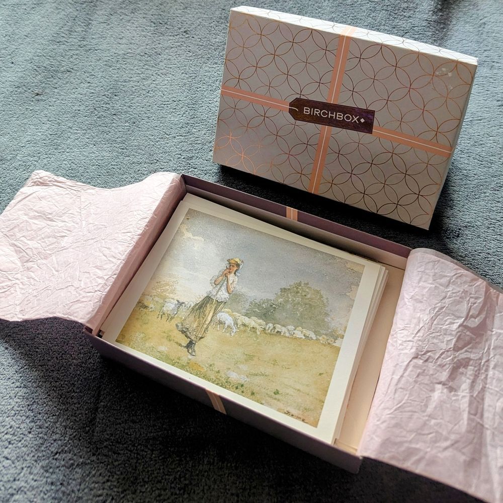 Box of 27 Blank Greeting Cards & Envelopes - Painting Themed